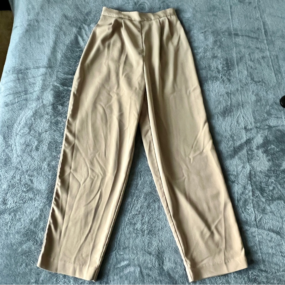 ✨Vintage Positive Attitude Beige Women's Trousers